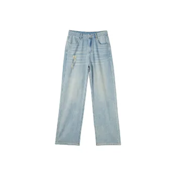 【dme】 Jeans Women's Light Denim Blue