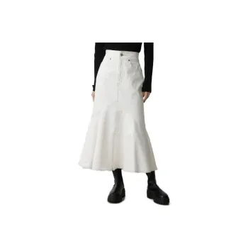 MOUSSY Denim Long Skirts Women's Ecru