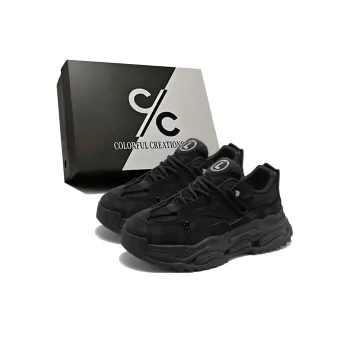 Colorful Creations Slip Resistant, Abrasion Resistant, Breathable Low Top Chunky Sneakers Men's