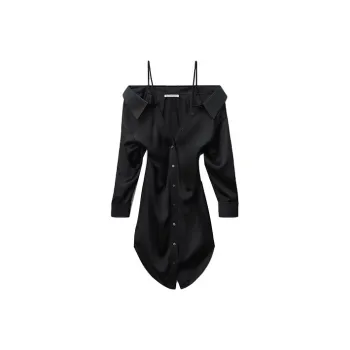 Alexander Wang Long Sleeved Dresses Women's Black