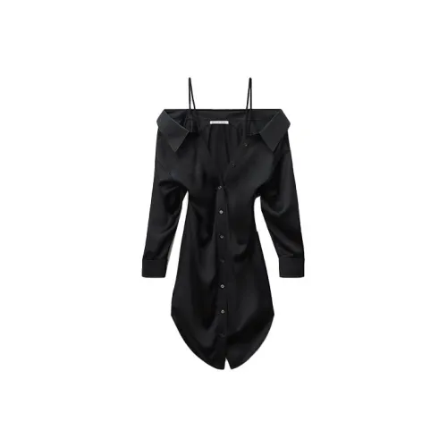 Alexander Wang Long Sleeved Dresses Women's Black
