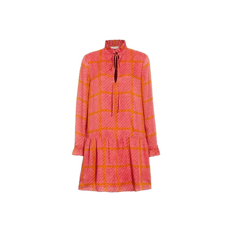 COACH Long Sleeved Dresses Women's Orange-0