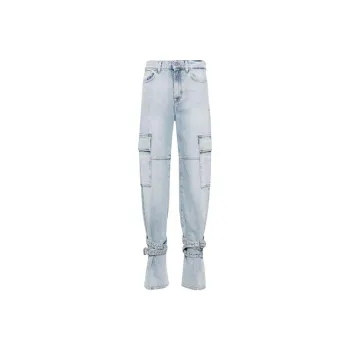 SEVEN FOR ALL MANKIND X Chiara Biasi Arctic Mid-rise Cargo Jeans