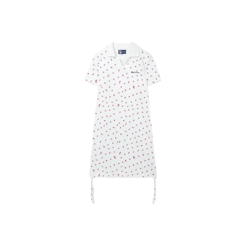 FILA Short Sleeved Dresses Women's All Over Print-0