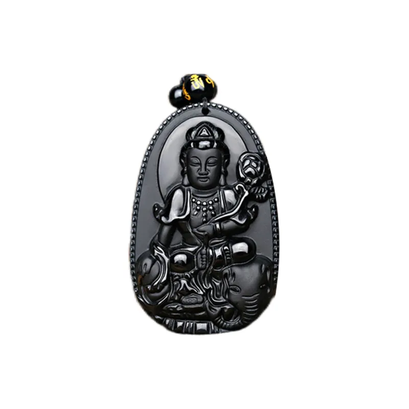 Liu Jinfu Obsidian Necklaces Unisex-7
