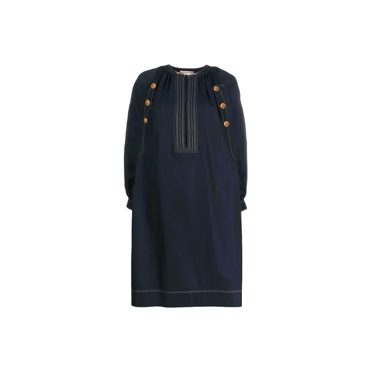 Givenchy Button Detailed Midi Dress-0