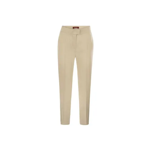 MaxMara Studio Casual Pants Women's Light Coffee