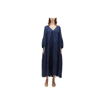 LA GARCONNE SS24 Long-Sleeved Dresses Women's Dark Blue