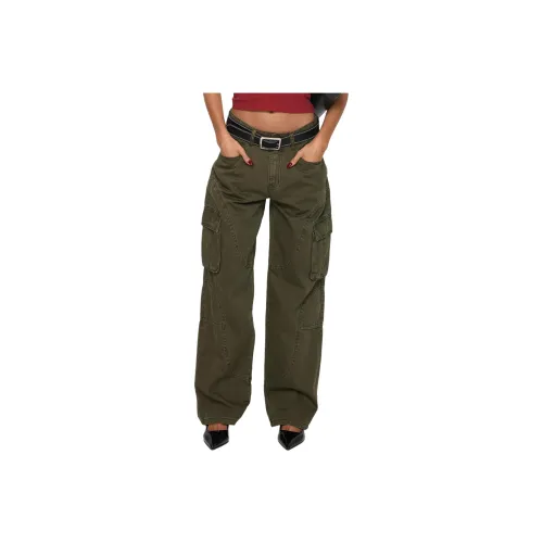 PRINCESS POLLY AHSTIN CARGO JEANS Jeans Women's GREEN/Green