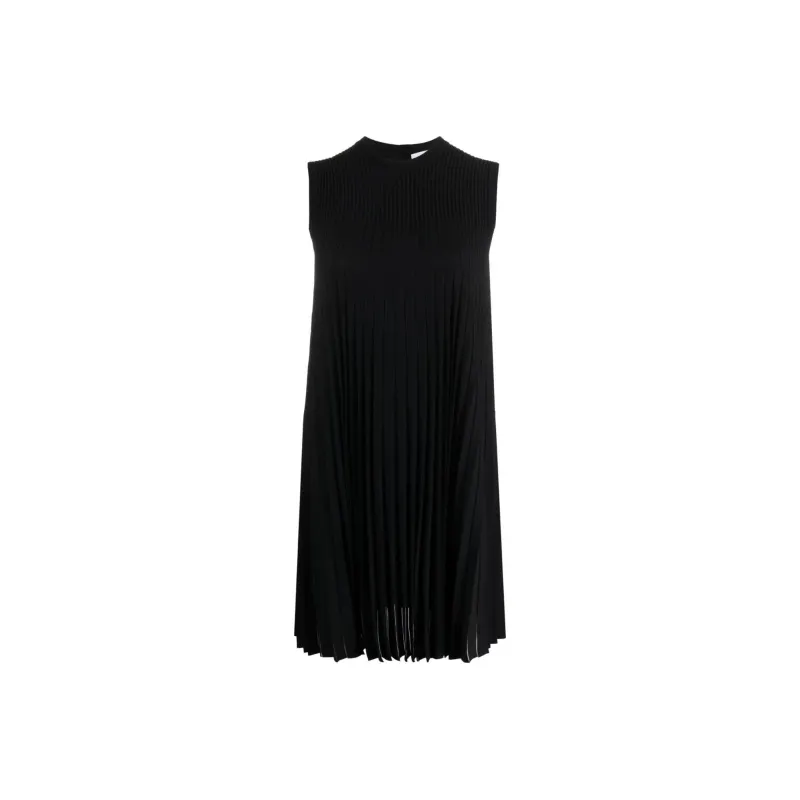 Ferragamo Sleeveless Dresses Women's Black-0