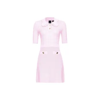 PINKO SS24 Short Sleeved Dresses Women's Pink