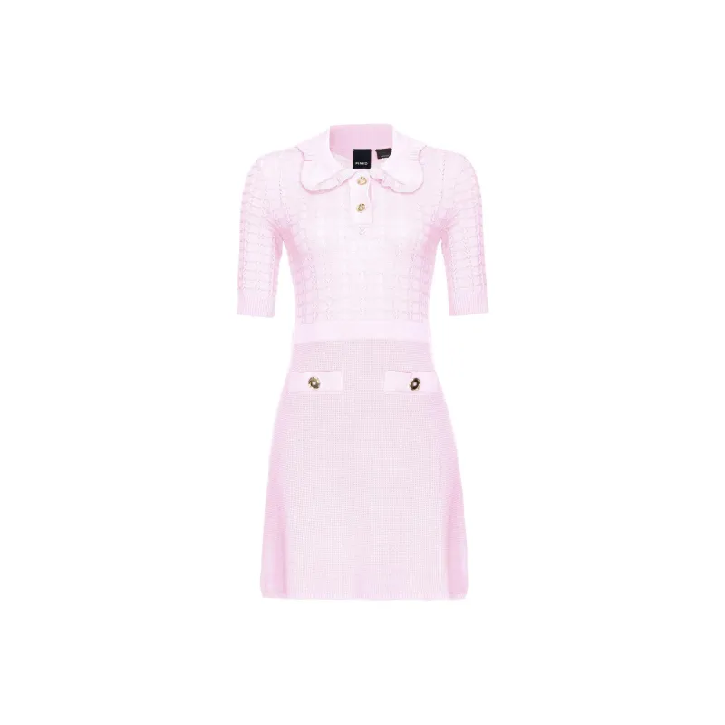 PINKO SS24 Short Sleeved Dresses Women's Pink-0