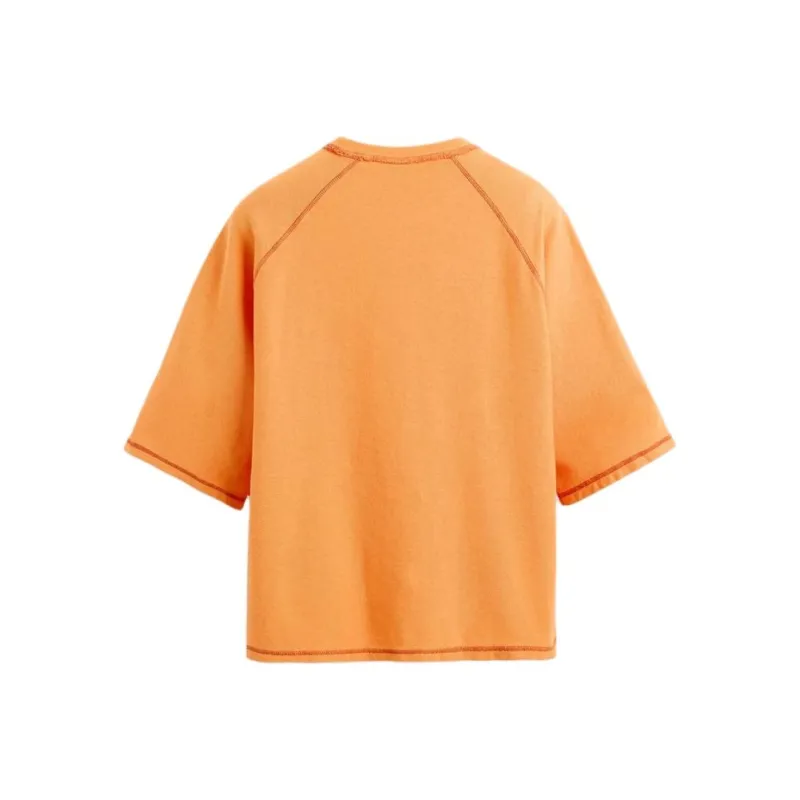 ZARA T Shirts Men Orange-1