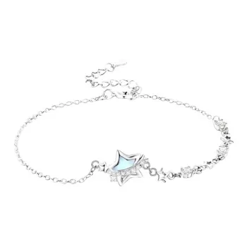 R Z Y S925 Silver Bracelets Women's