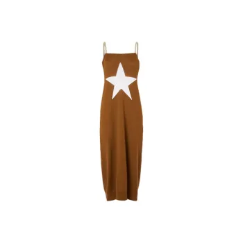 Burberry Long Sleeved Dresses Women's Russet
