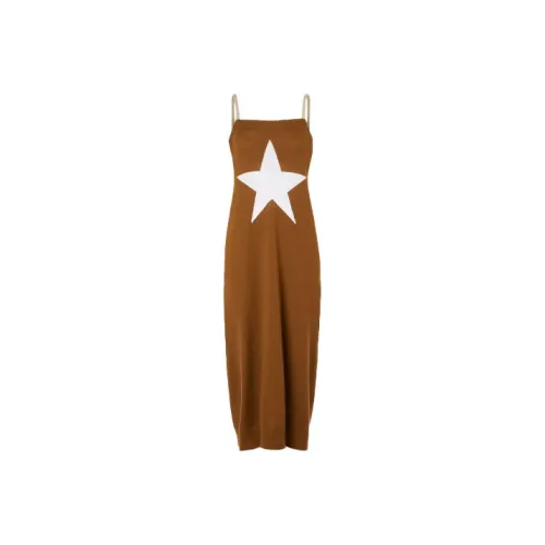 Burberry Long Sleeved Dresses Women's Russet