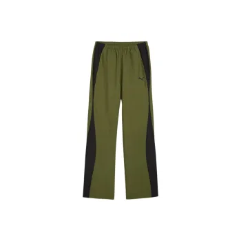 PUMA Knitted Sweatpants Women's Olive Green