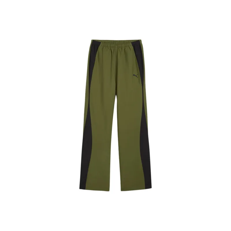 PUMA Knitted Sweatpants Women's Olive Green-0