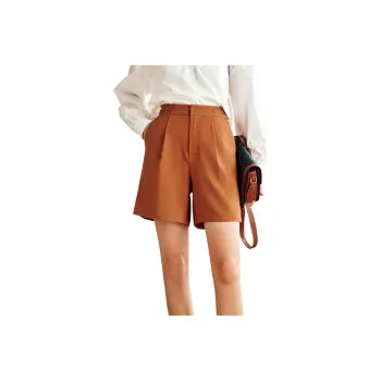 Olrain Casual Shorts Women's Pumpkin