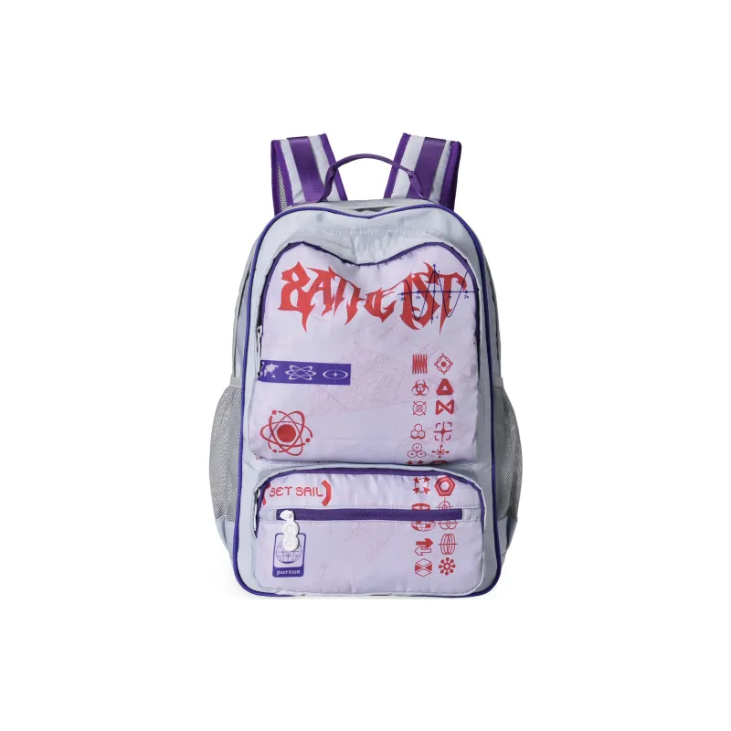 8atheist Polyester Backpack Unisex White-30