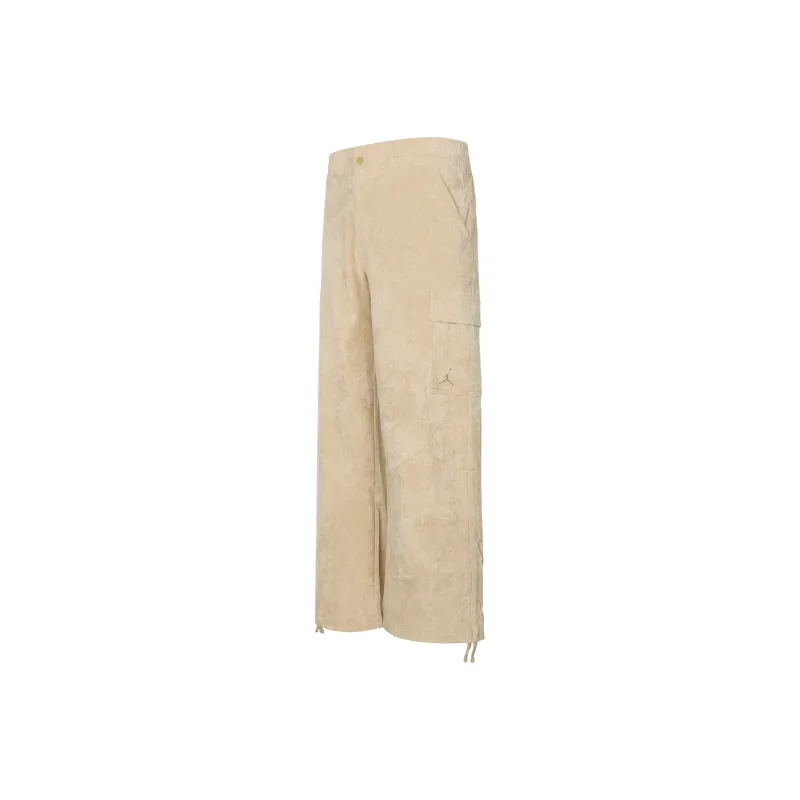 Jordan Knitted Sports Pants Women's Desert Yellow-0