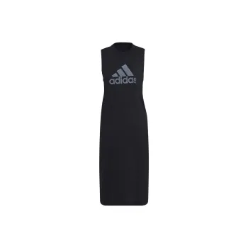 Adidas Sports Casual Sleeveless Dresses Women's Black