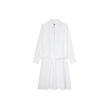 MM6 Maison Margiela Long Sleeved Dresses Women's White