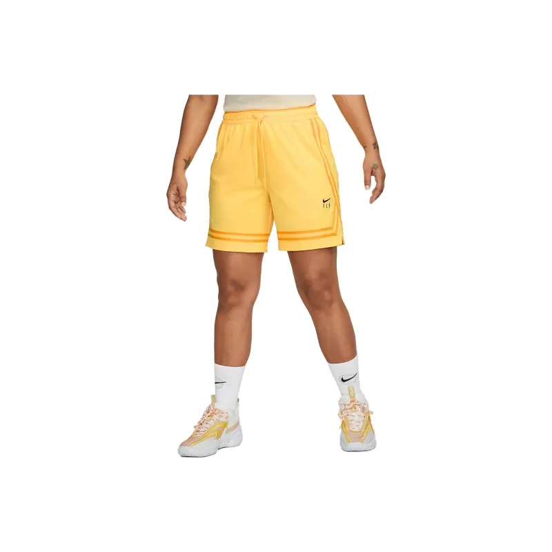 Nike Fly Crossover Casual Shorts Women's Yellow-0