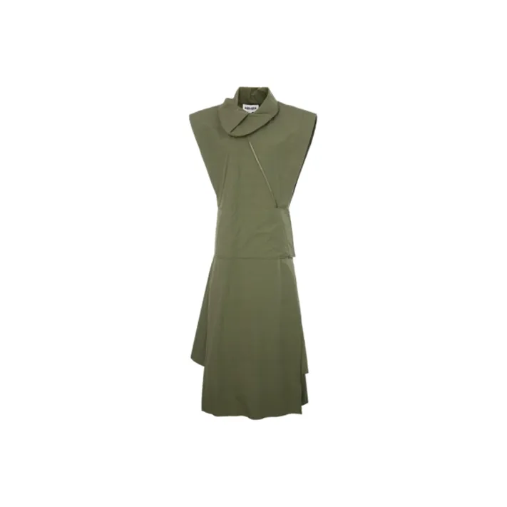 KENZO SS21 Sleeveless Dress Women's Green-0