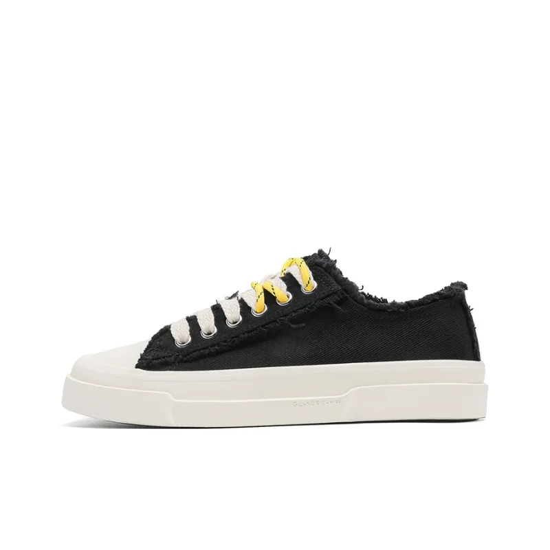 HACKBUTEER Low Top Canvas Shoes Men's Box Included-5