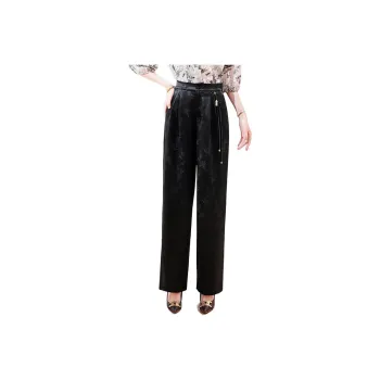 Yi Mengyuan Casual Pants Women's Black