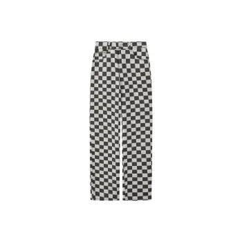 CHUU Jeans Women's Black White Plaid