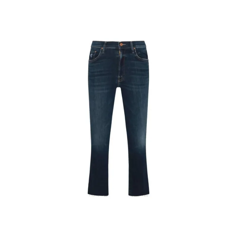 MOTHER Mid rise Cropped Jeans-0