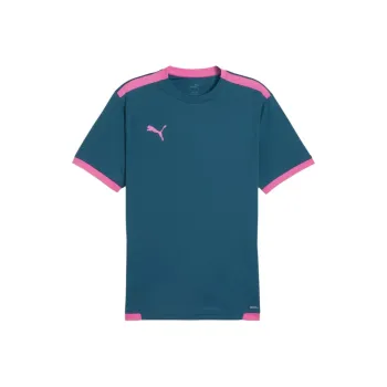 PUMA TeamligaFormstrip T Shirt Men's Blue