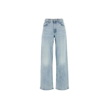 MOTHER The Spinner Zip Sneak Jeans