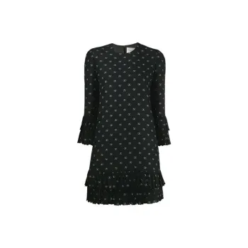Valentino Long-Sleeved Dresses Women's Black