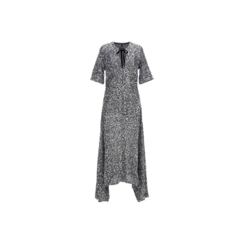 GANNI Sequin Embellished Maxi Dress