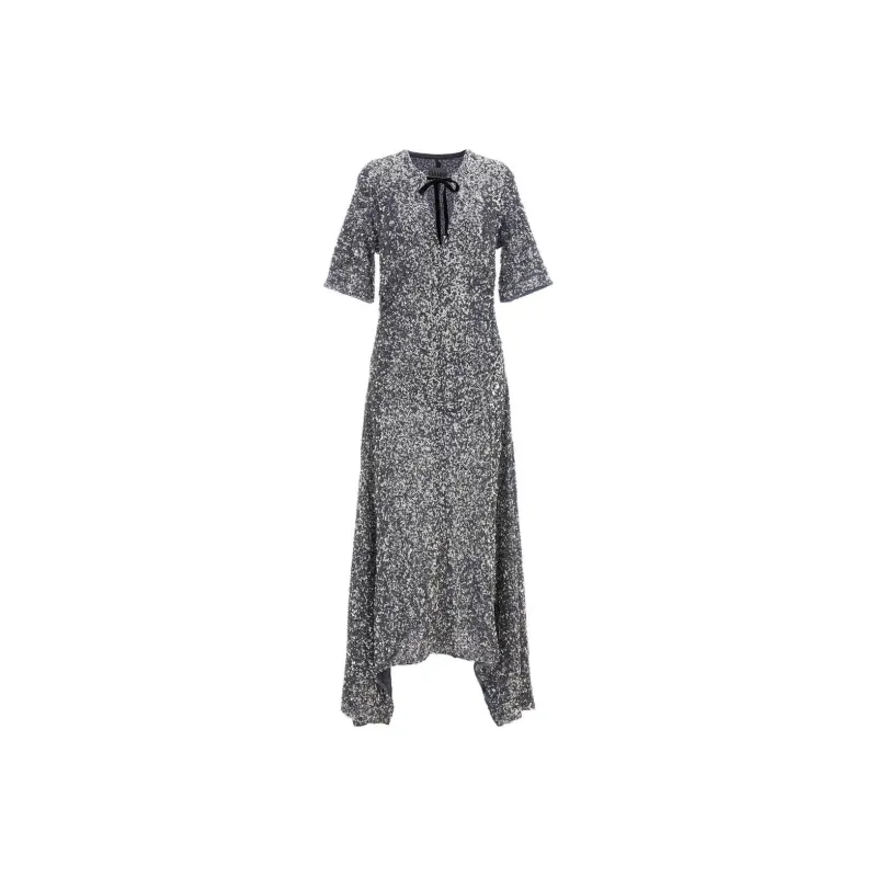 GANNI Sequin Embellished Maxi Dress-0