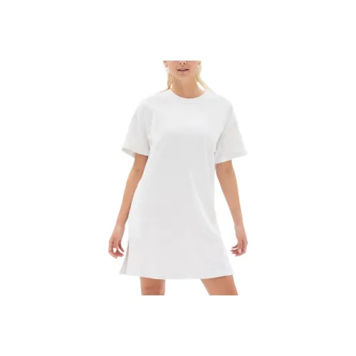 New Balance Short-Sleeved Dresses Women's White