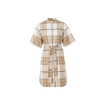 Burberry SS22 Short Sleeved Dresses Women's Frost White