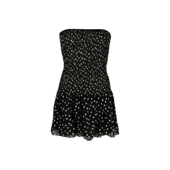 SAINT LAURENT Sleeveless Dresses Women's Black