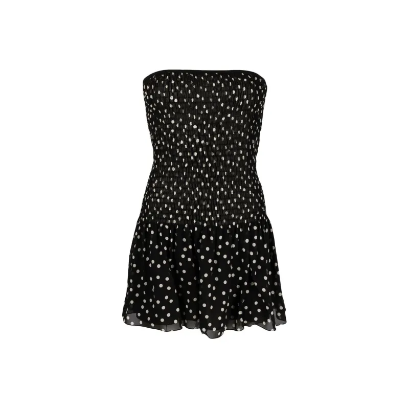 SAINT LAURENT Sleeveless Dresses Women's Black-0