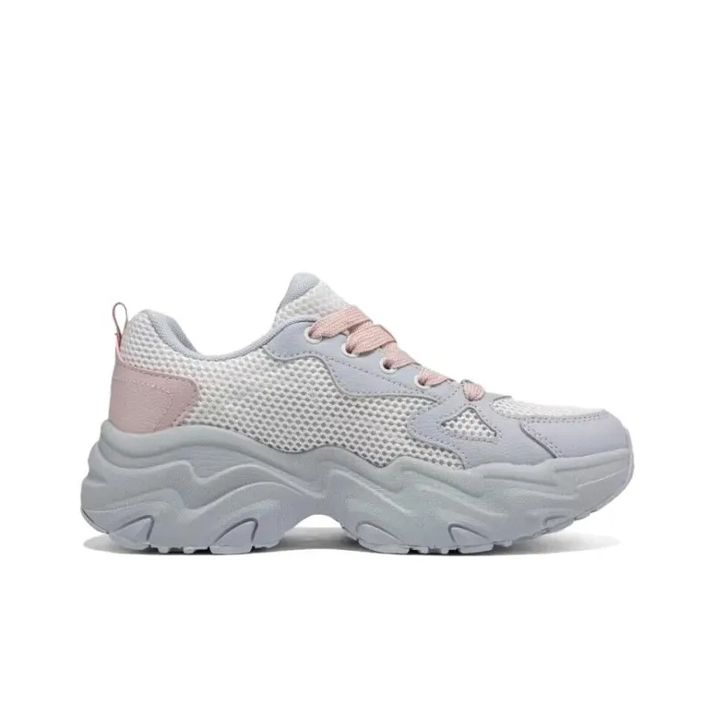 361° Abrasion Resistant Slip Resistant Low Top Casual Shoes Women's Gray Pink-1