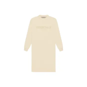 Fear Of God Essentials Women's L/S T shirt Dress Egg Shell