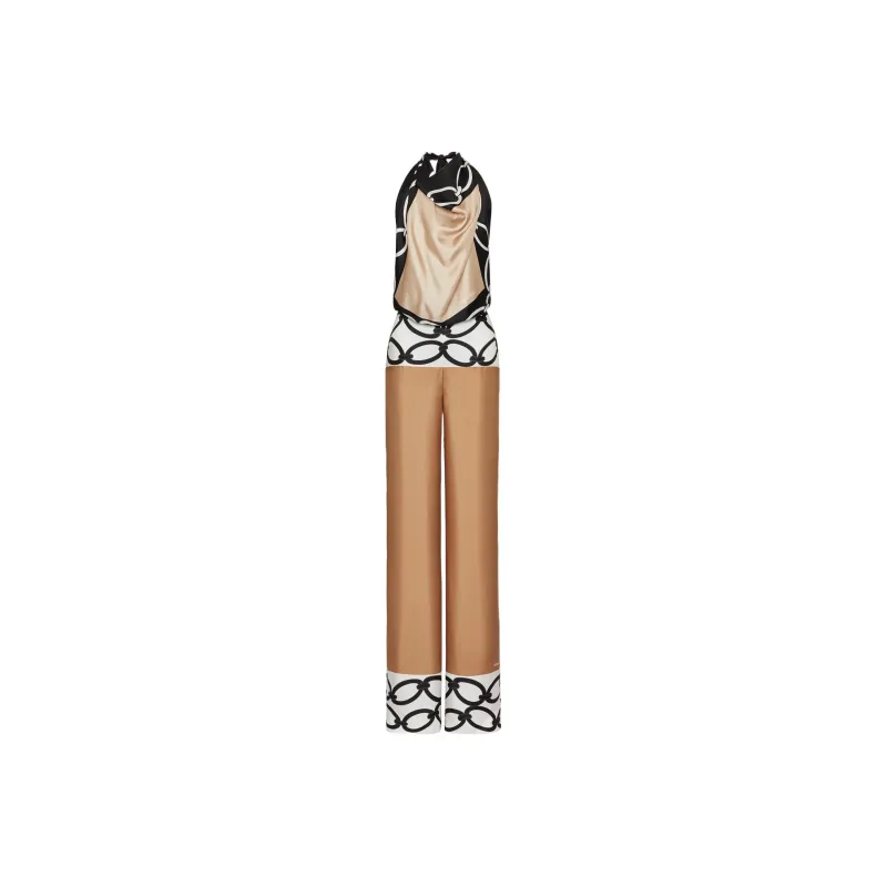 Valentino Surfaces Spring 2023 Women's Jumpsuit Women's Brown-0