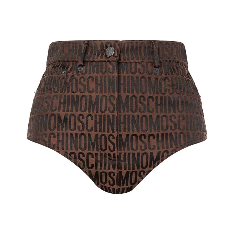 MOSCHINO Casual Shorts Women's Brown-0