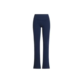 SKIMS SS25 COTTON JERSEY FOLDOVER PANT Casual Pants Women's NAVY/Marine Blue