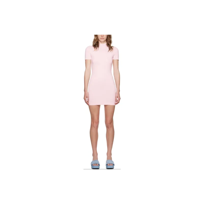 Alexander Wang Short Sleeved Dress Women's Pink-0