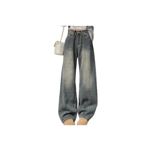 EOEI Jeans Women's Dark Color