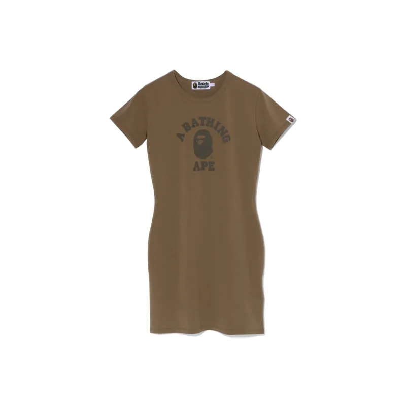 A BATHING APE Short Sleeved Dresses Women's-1